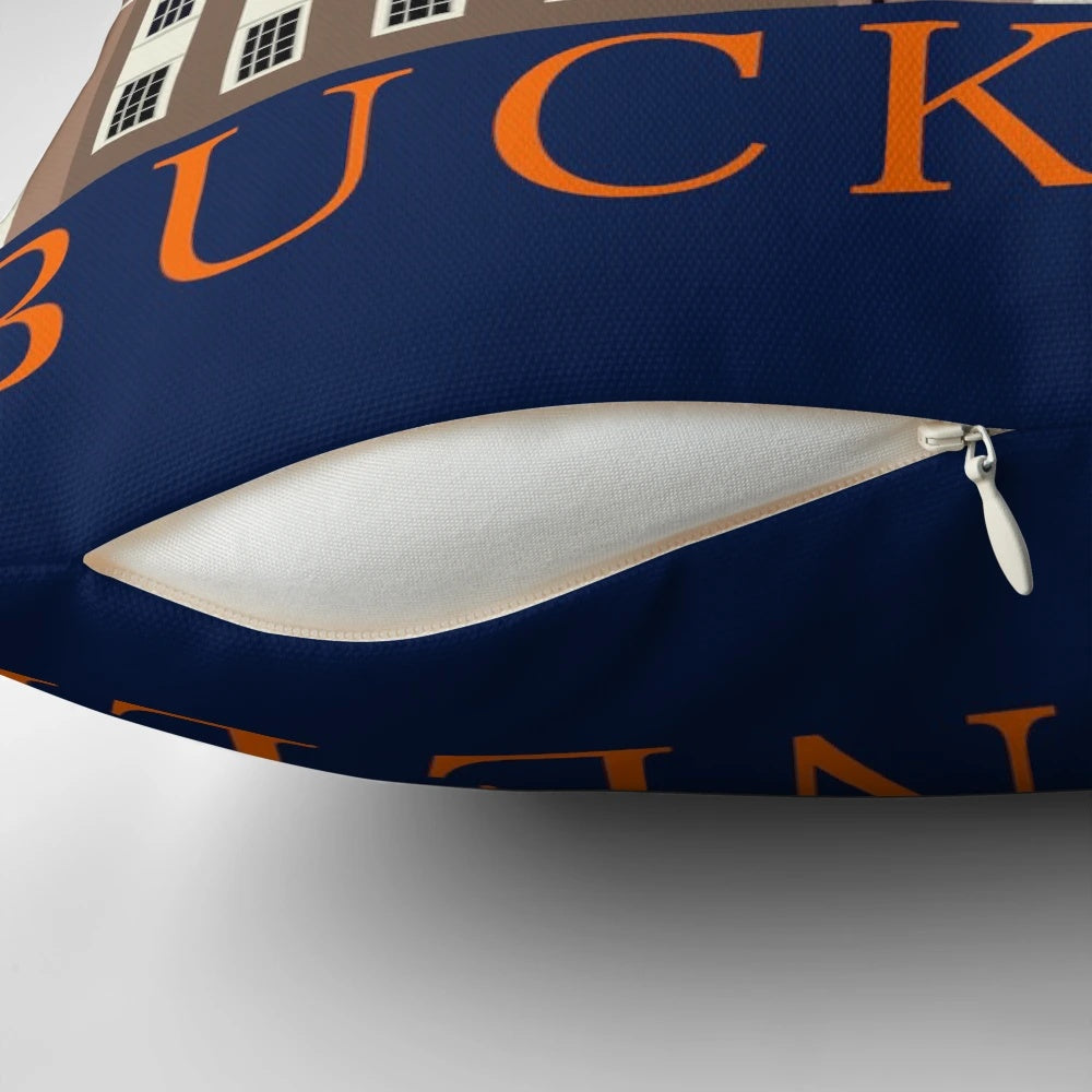Bucknell University Bison Sunset Throw Pillow