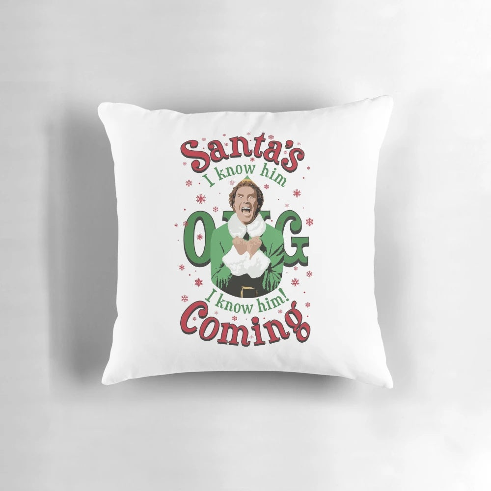 Soft and Cozy Buddy the Elf Christmas Elf Plush Pillow