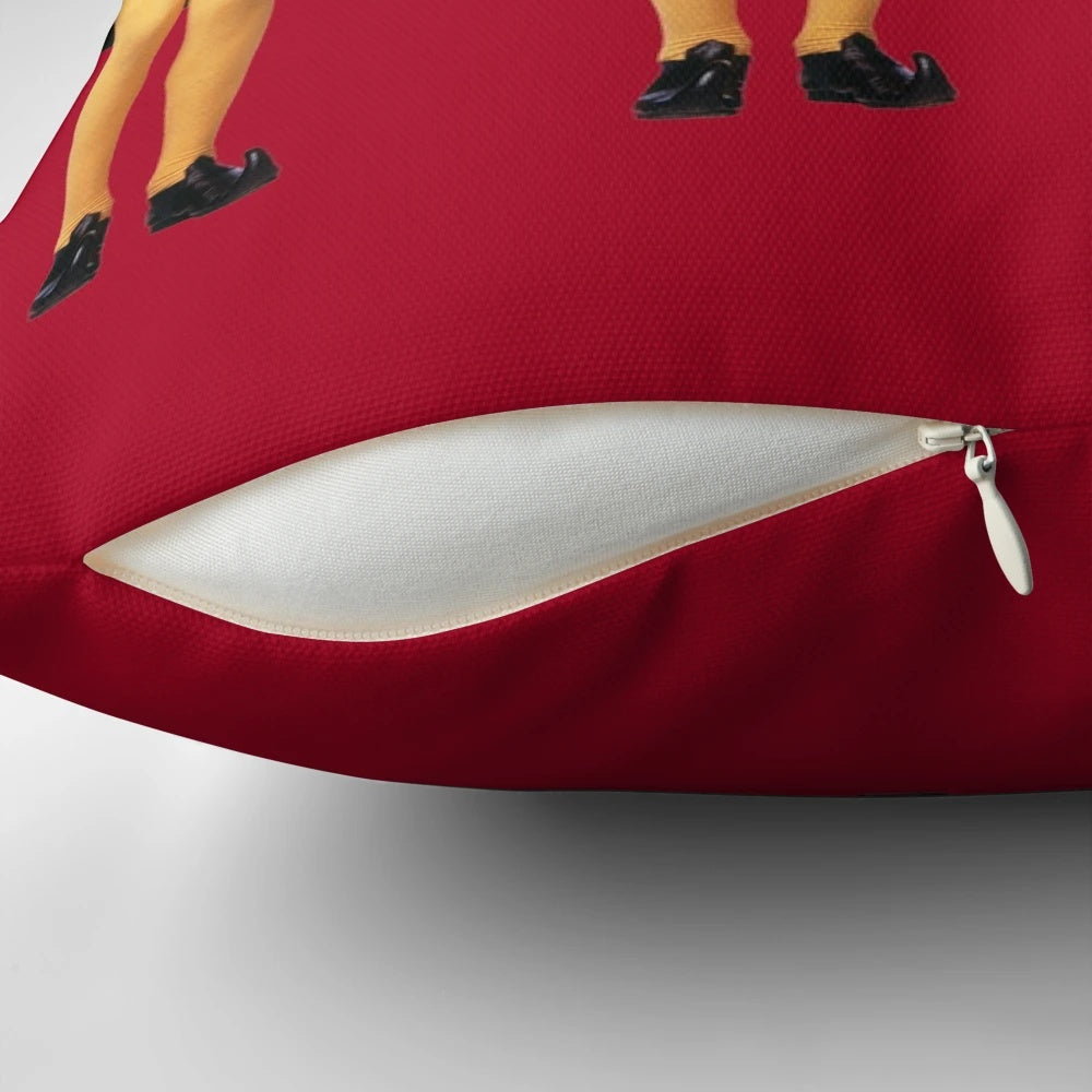 Buddy the Elf "I Know Him" Christmas Pillow with Santa and Candy Canes