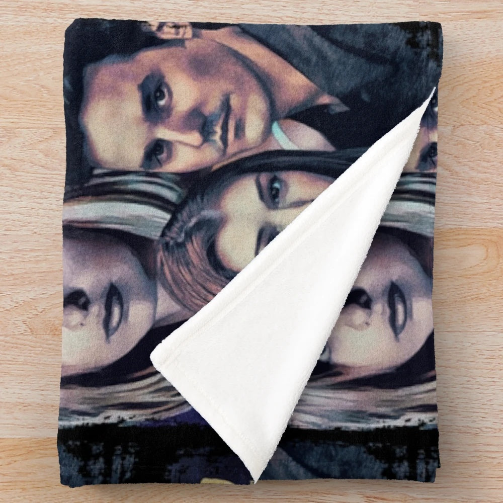 Buffy the Vampire Slayer inspired plush blanket