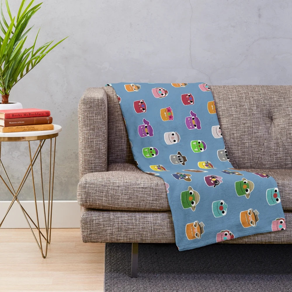 Bugsnax Grumpuses Plush Blanket