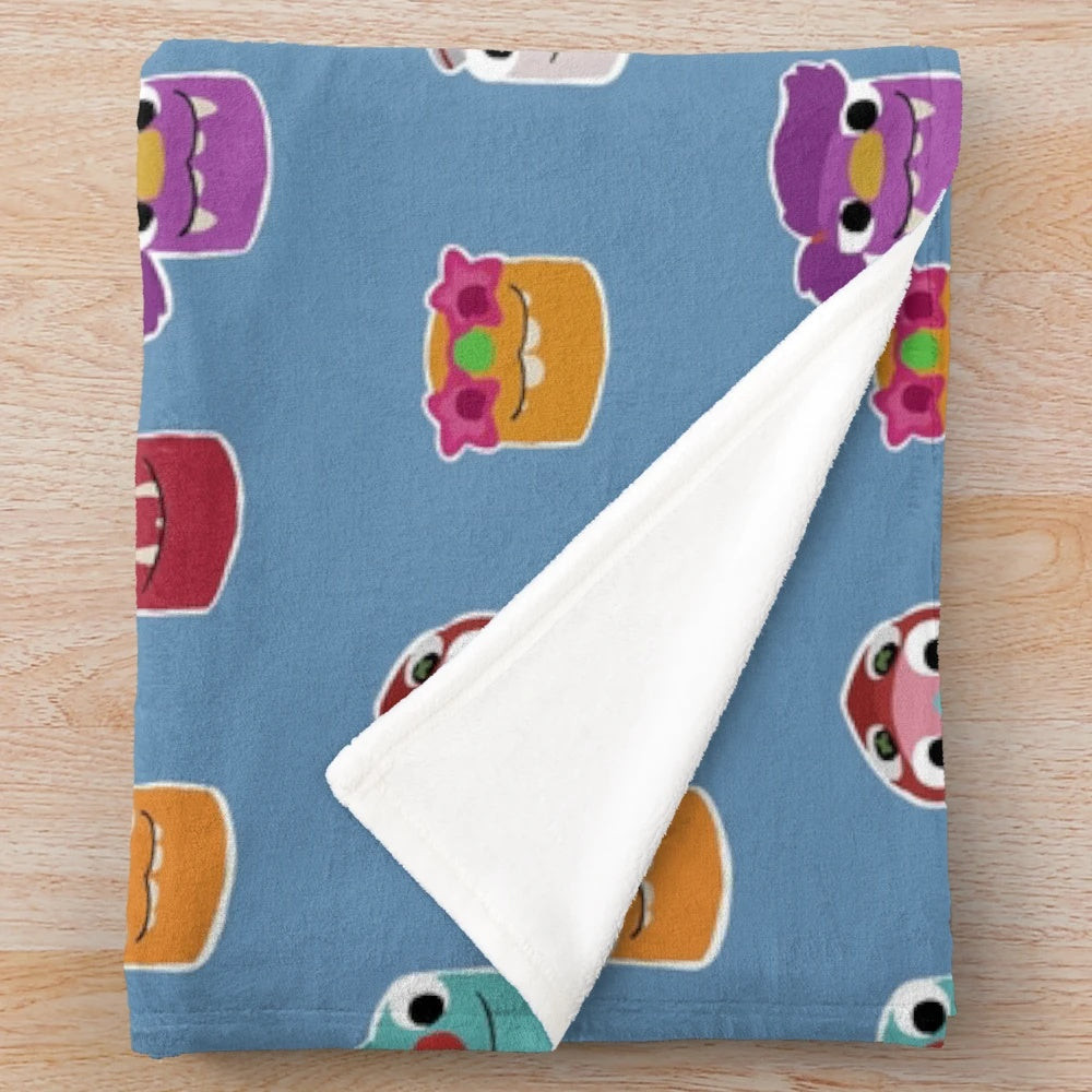 Bugsnax Grumpuses Plush Blanket