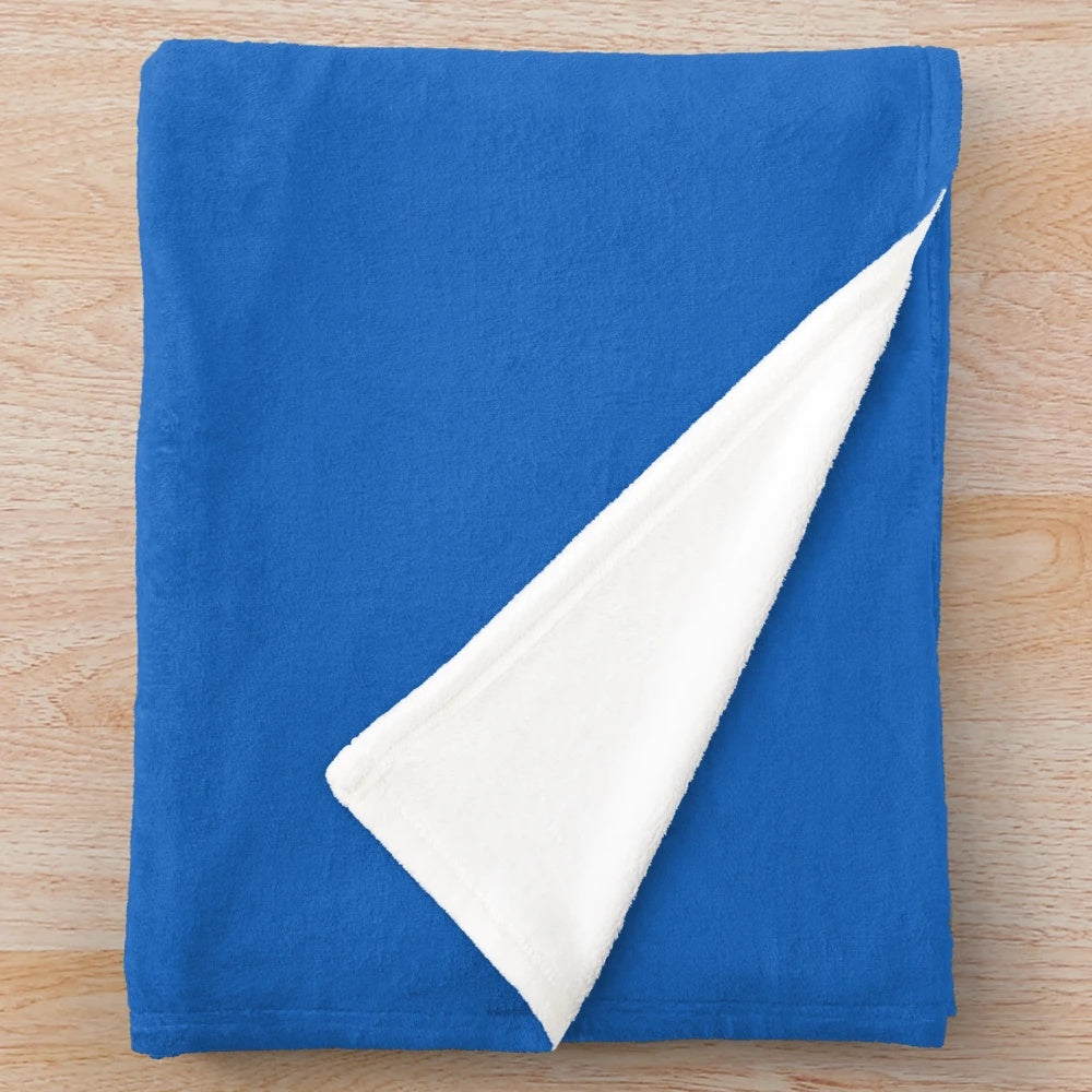 Building Brick Initial B Plush Blanket