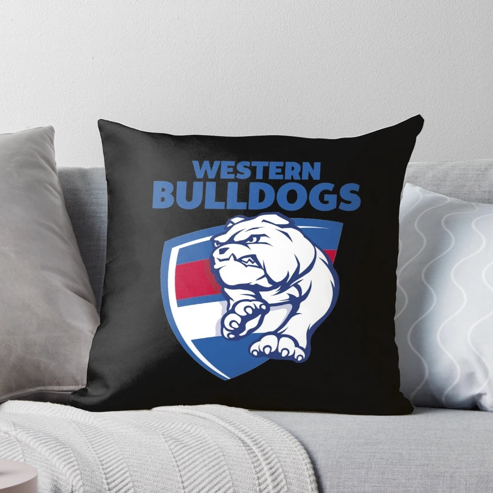 Bulldogs Western City Logo Pillow
