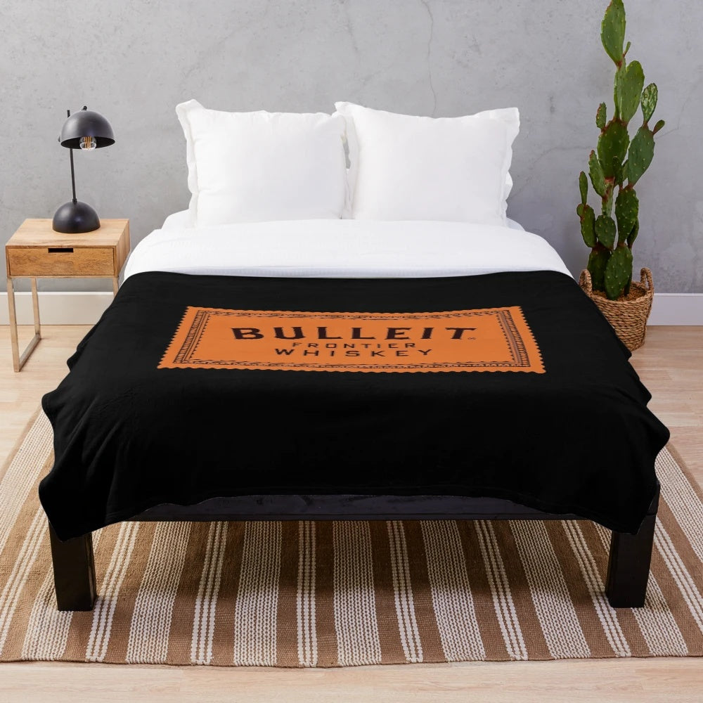 Bulleit Bourbon-Inspired Plush Blanket