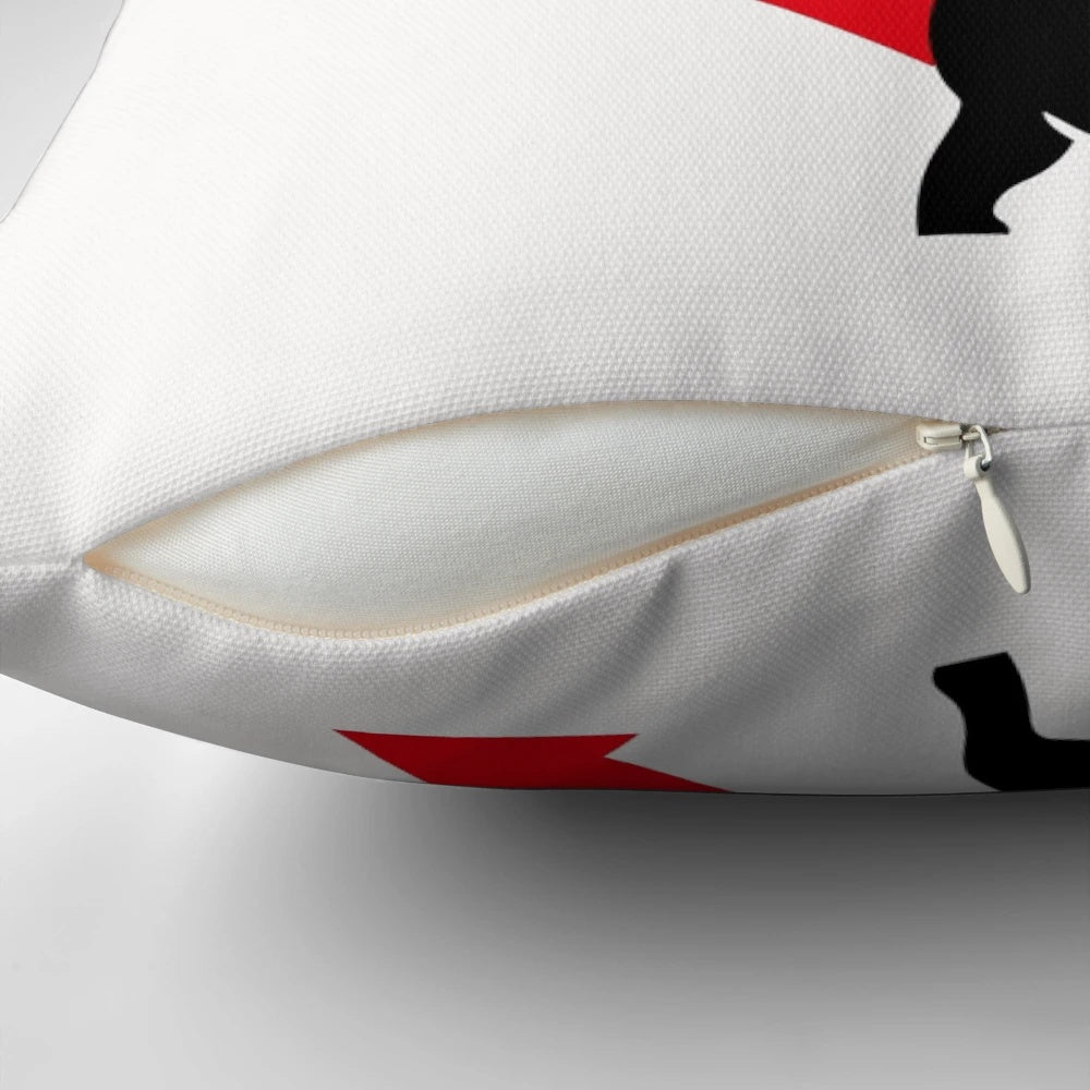 Pillow featuring a bold bull design, representing a bullish stock market and trading