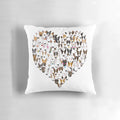 Bully Love Bull Terrier Pillow featuring a cozy, high-quality design for dog lovers