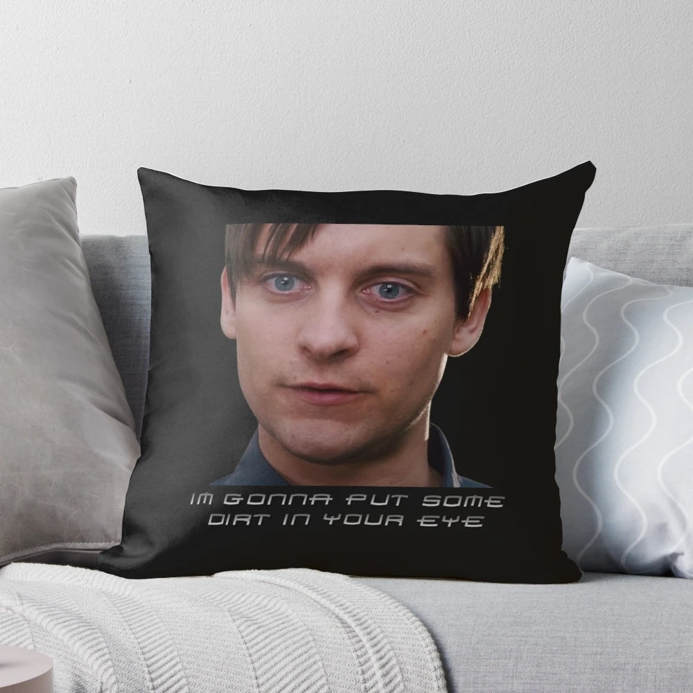 Bully Maguire Spider-Man meme pillow with Tobey Maguire's iconic dance.