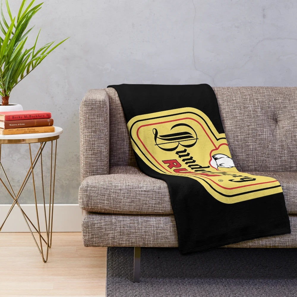 Bundaberg Rum Logo Inspired Plush Blanket