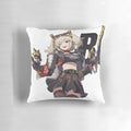 Burnice White from Zenless Zone Zero anime character on a white pillow