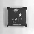 Burzum-inspired sad pillow featuring a human figure in a contemplative pose.