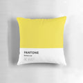 Buttercup yellow pantone simple design throw pillow for home or office decor