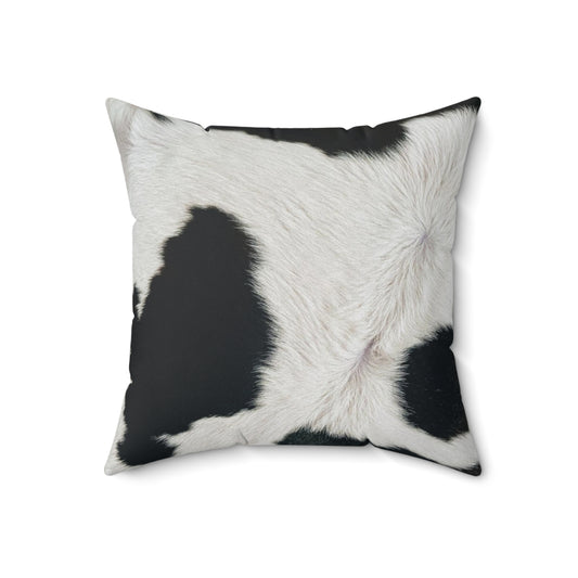 Spotted cow cowhide pattern decorative pillow