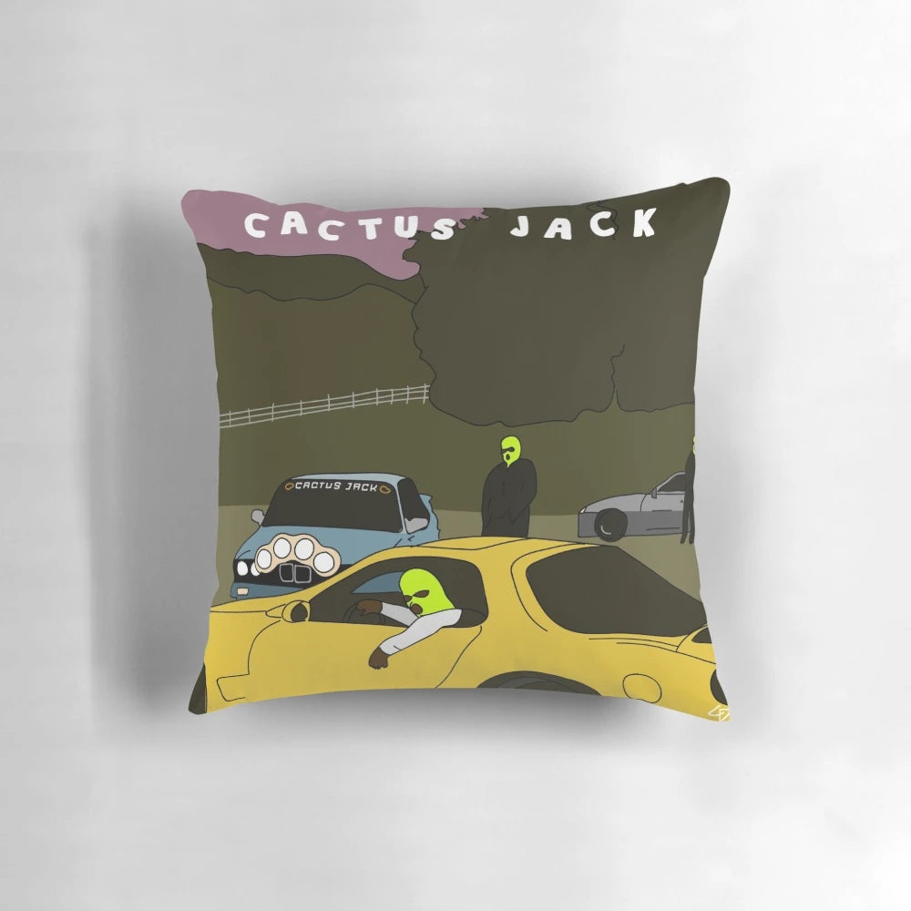 Cactus Jack x Travis Scott Album Cover Pillow