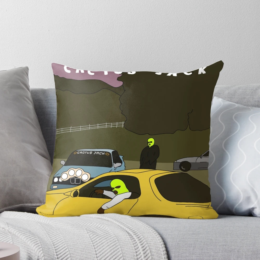 Cactus Jack x Travis Scott Album Cover Pillow