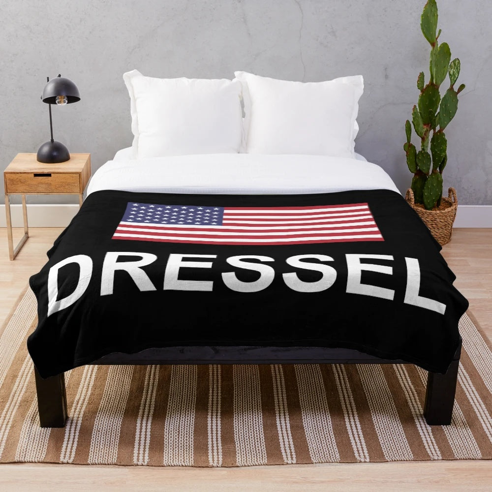 Caeleb Dressel inspired plush blanket for swimming fans