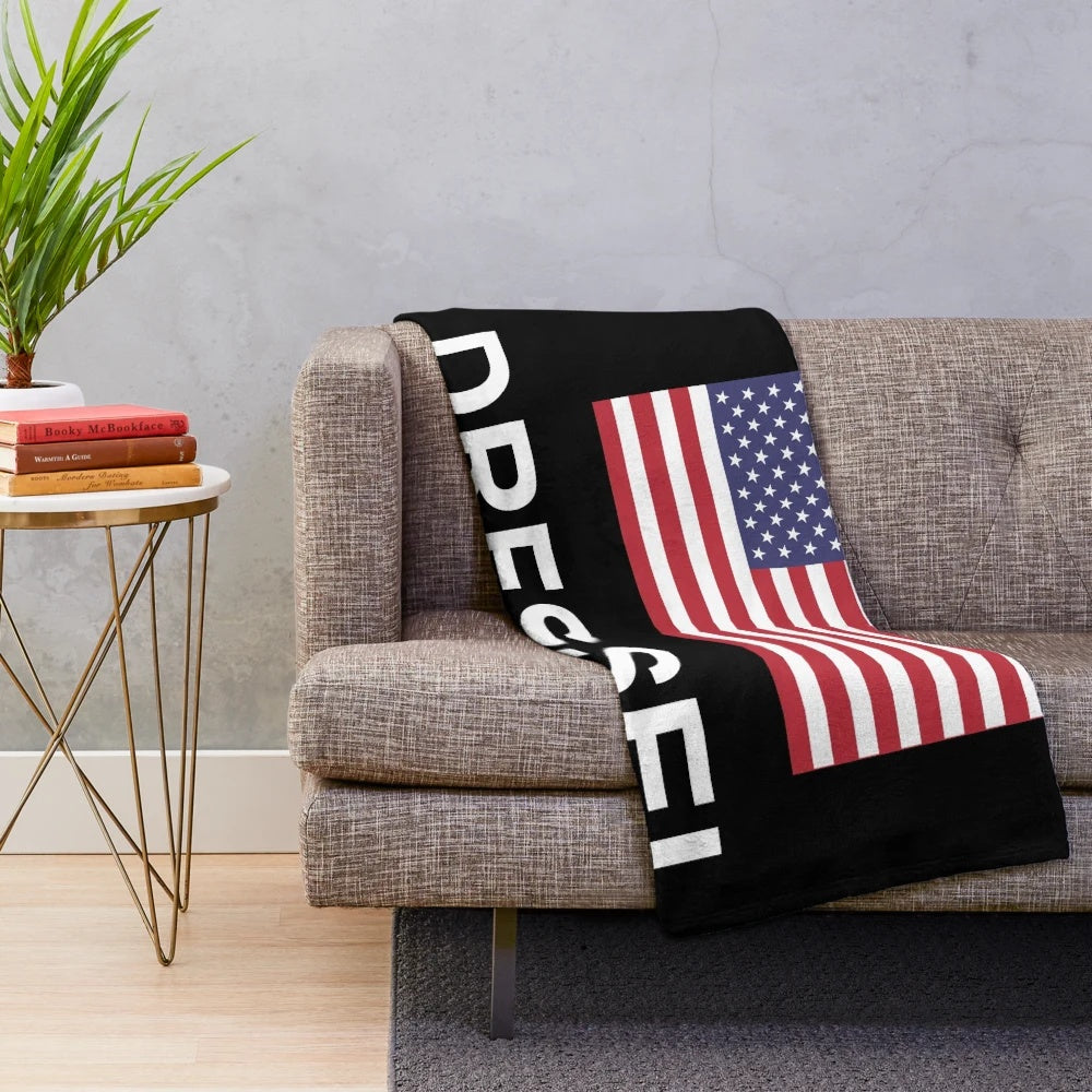 Caeleb Dressel inspired plush blanket for swimming fans