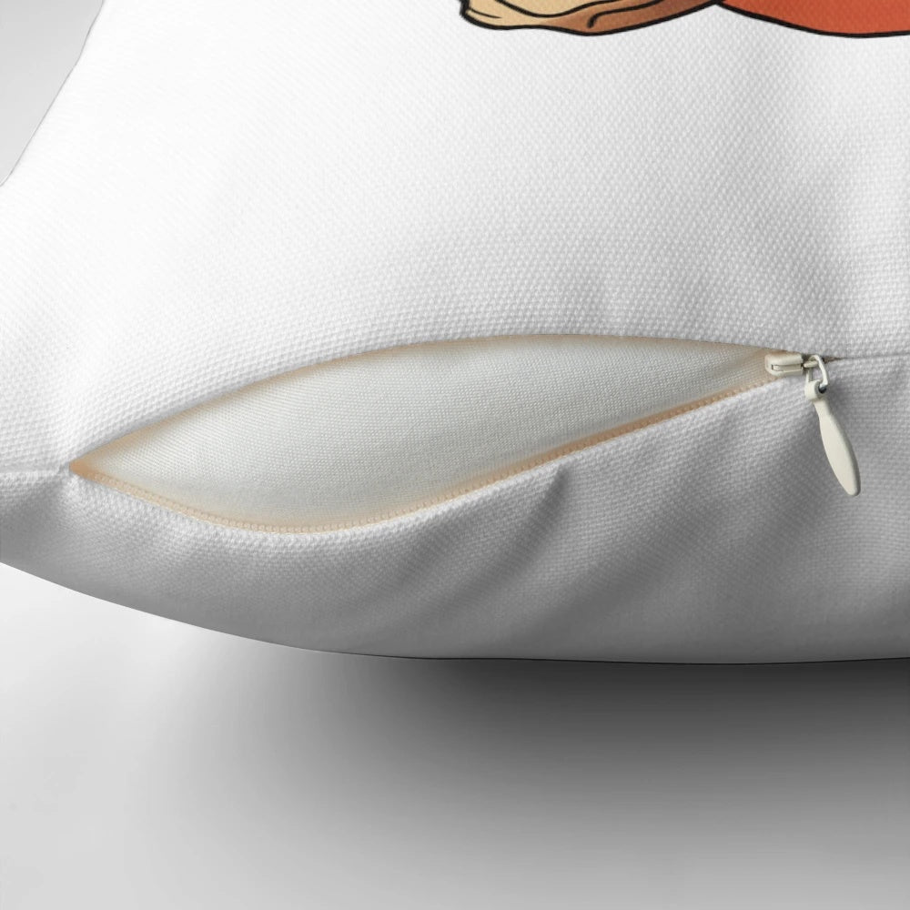 Soft, plush Calcifer pillow with detailed design from the beloved Studio Ghibli anime film Howl's Moving Castle
