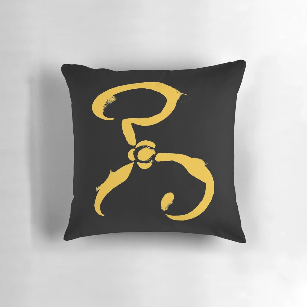 Call of Cthulhu The Yellow Sign Pillow - Featuring the iconic Cthulhu symbol and Lovecraft's cosmic horror themes