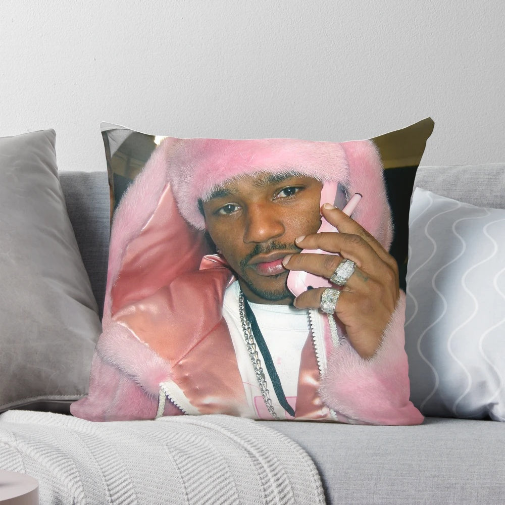 Cam'ron-inspired hip-hop pillow featuring the "Killa" logo