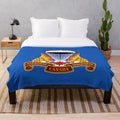 Canadian Airborne Regiment inspired plush blanket