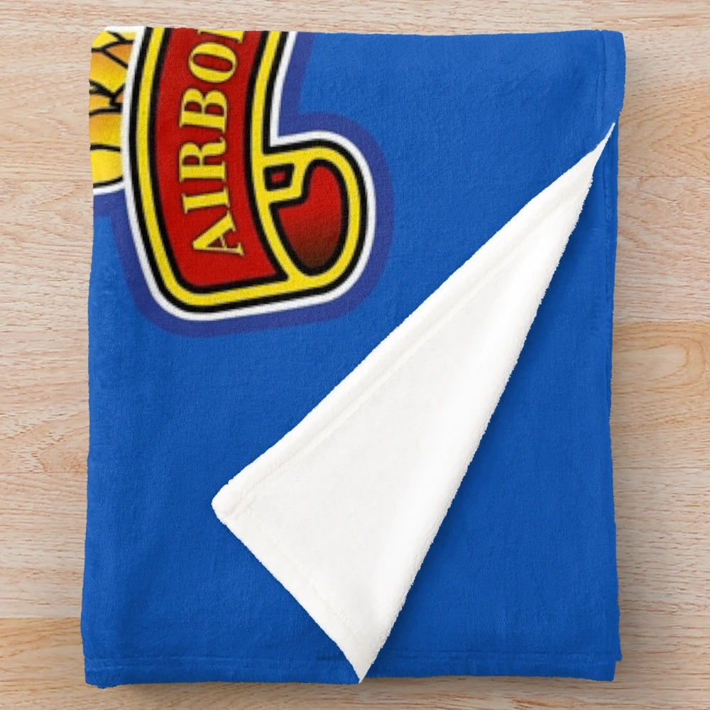 Canadian Airborne Regiment inspired plush blanket