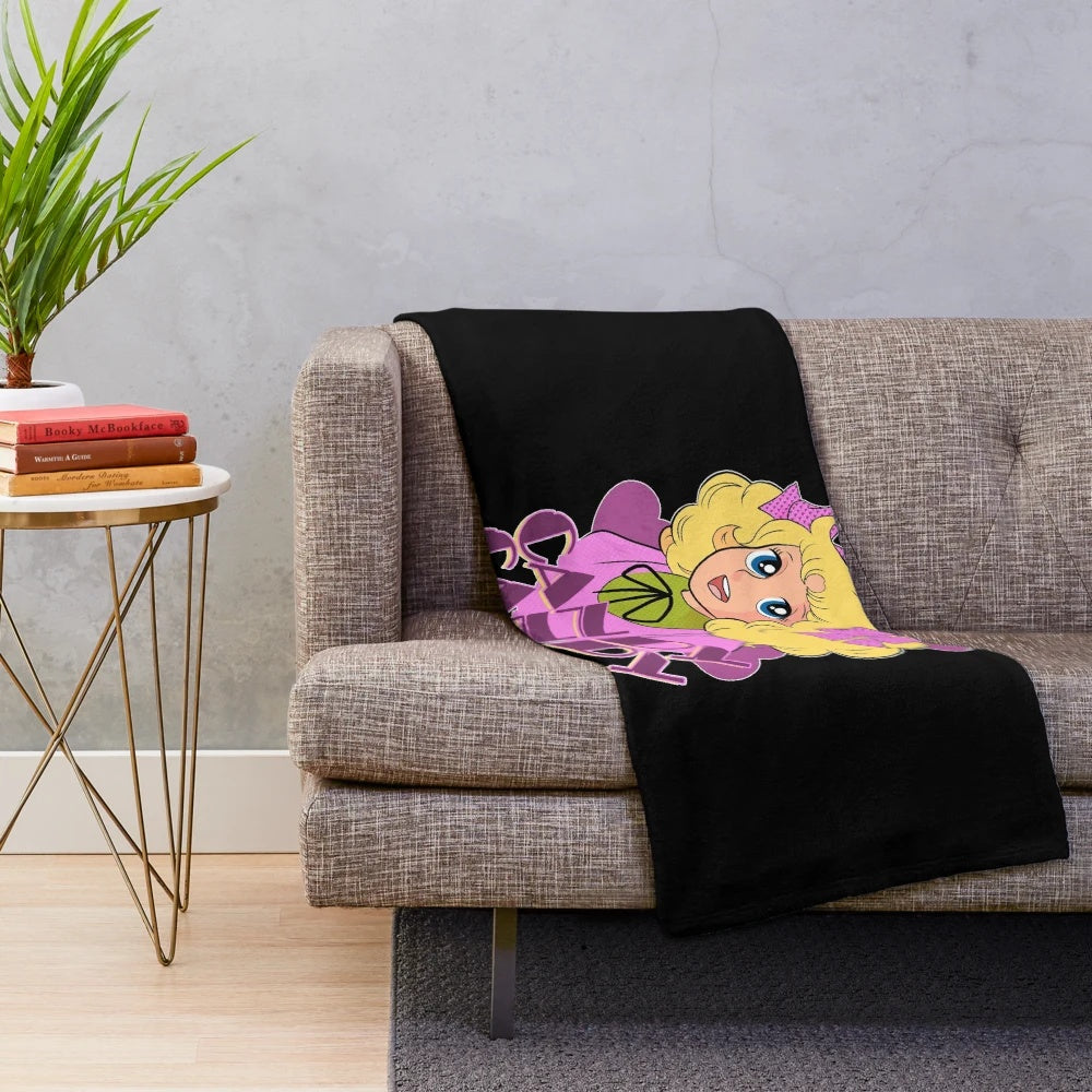 Candy Delight Plush Blanket - Soft and Cozy Anime-Inspired Bedding
