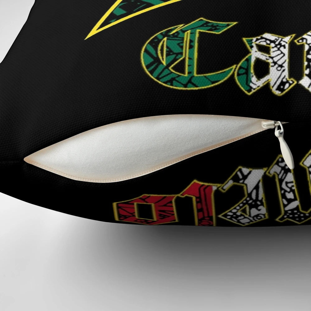 Canelo boxing-inspired unisex essential pillow featuring Mexican style and Saul Alvarez symbol