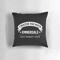 Emmerdale-themed pillow for tv series fans