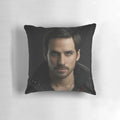 Captain Hook inspired decorative pillow featuring Colin O'Donoghue's character from Once Upon a Time