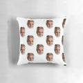 Image of a pillow with an all-over print design featuring Captain Lee from the TV show Below Deck.