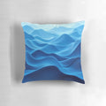 Vibrant and dynamic abstract 3D background with textured waves and cool tones, perfect for modern art pillow designs.