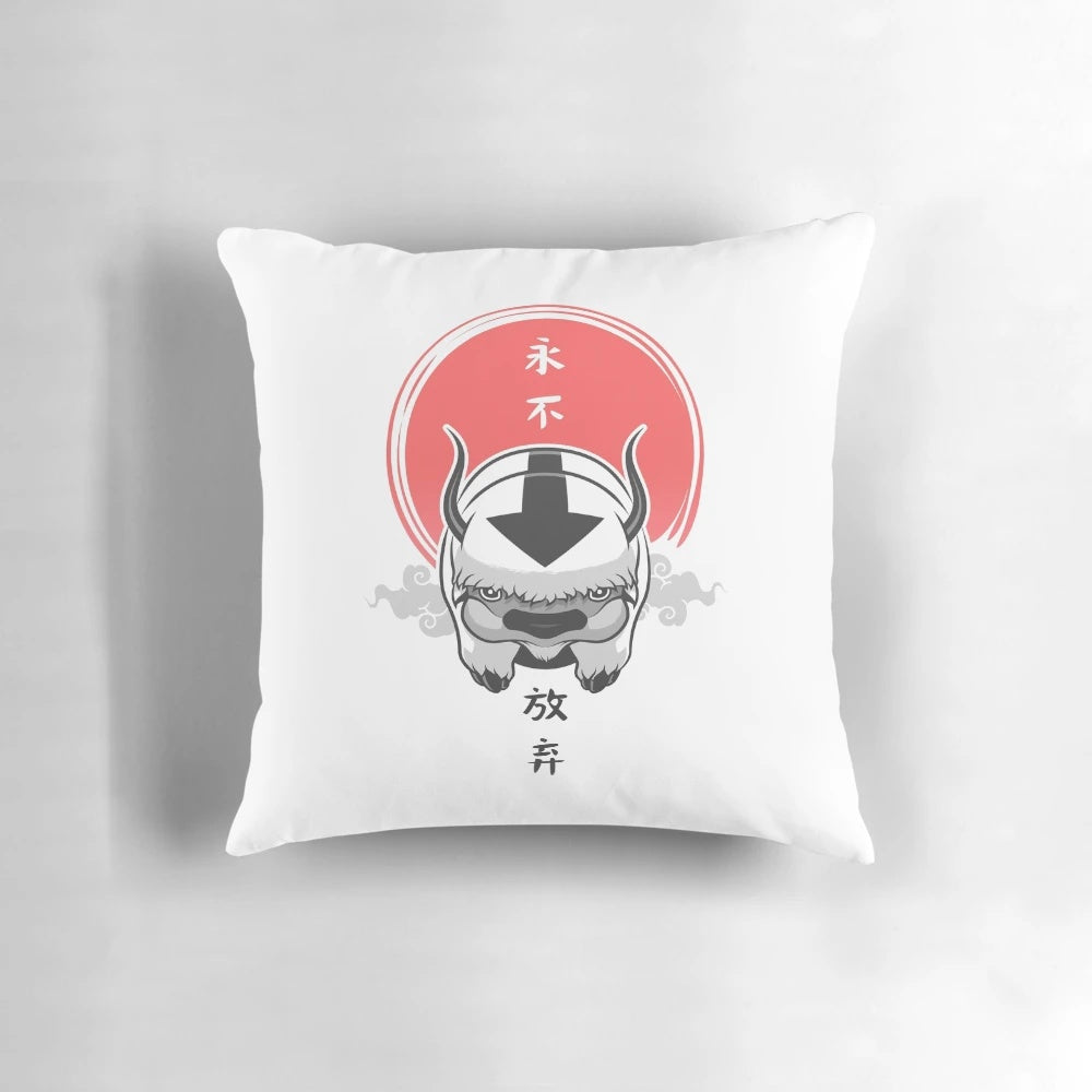 Cozy Avatar: The Last Airbender themed pillow featuring Aang, Katara, Sokka, and Zuko