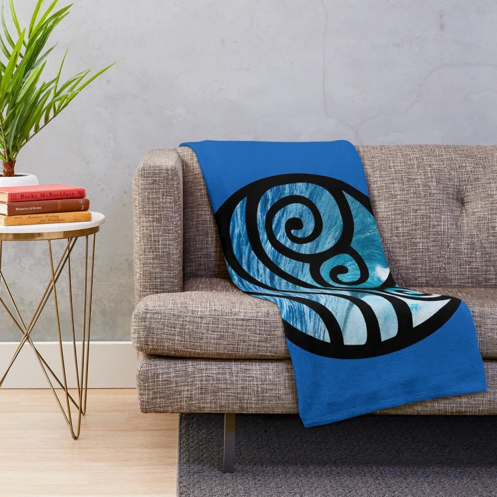 Avatar: The Last Airbender Plush Blanket with Bending Art