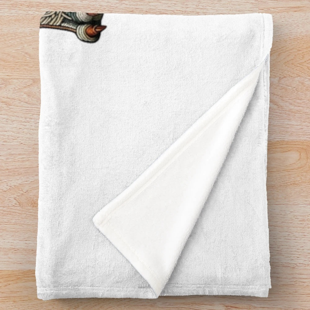 Baku plush blanket featuring a legendary Japanese creature