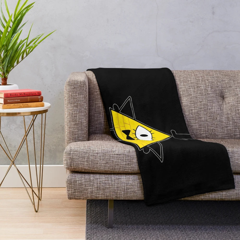 Bill Cipher inspired plush blanket from Gravity Falls