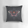 Vibrant Cecropia Moth Pillow featuring the stunning giant silk moth design