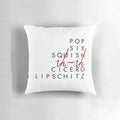 Cell Block Tango Pillow featuring iconic Broadway musical elements