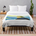 Aesthetic portrait cinema artwork plush blanket