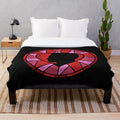 Commander Cullen inspired plush blanket featuring silhouette design