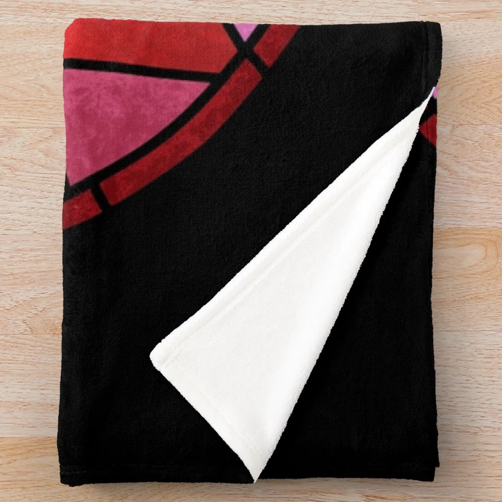 Commander Cullen inspired plush blanket featuring silhouette design