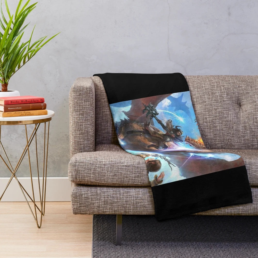 Dragons Dogma 2 themed plush blanket