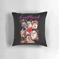 Fantasy-inspired decorative pillow featuring a unique Lustlord design