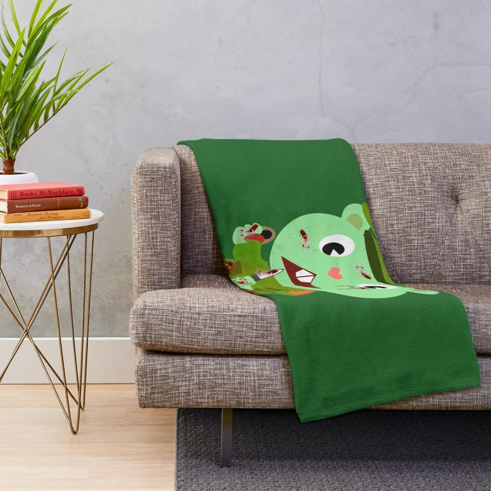 Flippy Plush Blanket from Happy Tree Friends Inspired Design