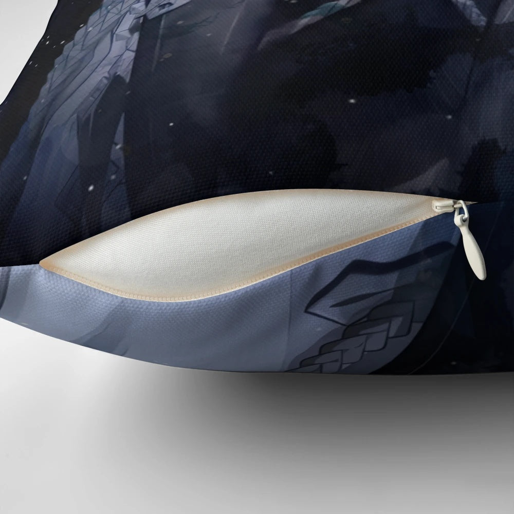 Genshin Impact Capitano Pillow - Soft and Comfortable Pillow Featuring the Mysterious Fatui Leader