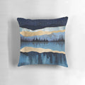 Serene landscape art depicting a night sky reflected in a still lake