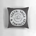 A cozy pillow featuring a monster romance design, perfect for book lovers and romance enthusiasts.