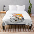 Okami Amaterasu Japanese Wolf Plush Blanket