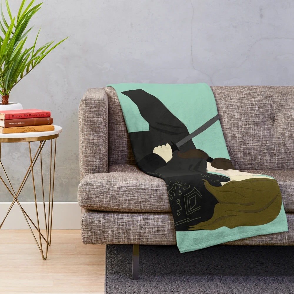Pirate plush blanket with soft, cozy texture