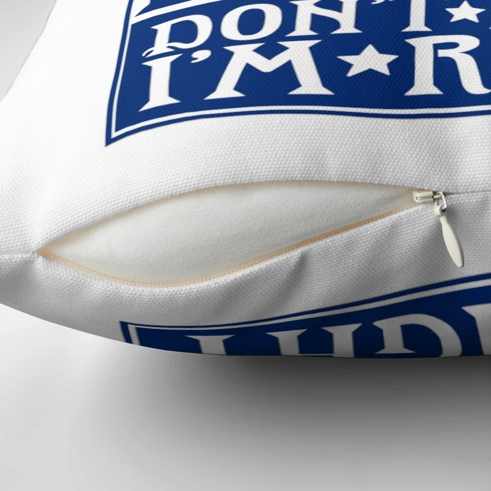 Beautifully crafted 'Please Please Please' pillow featuring Sabrina Carpenter's pop music influence